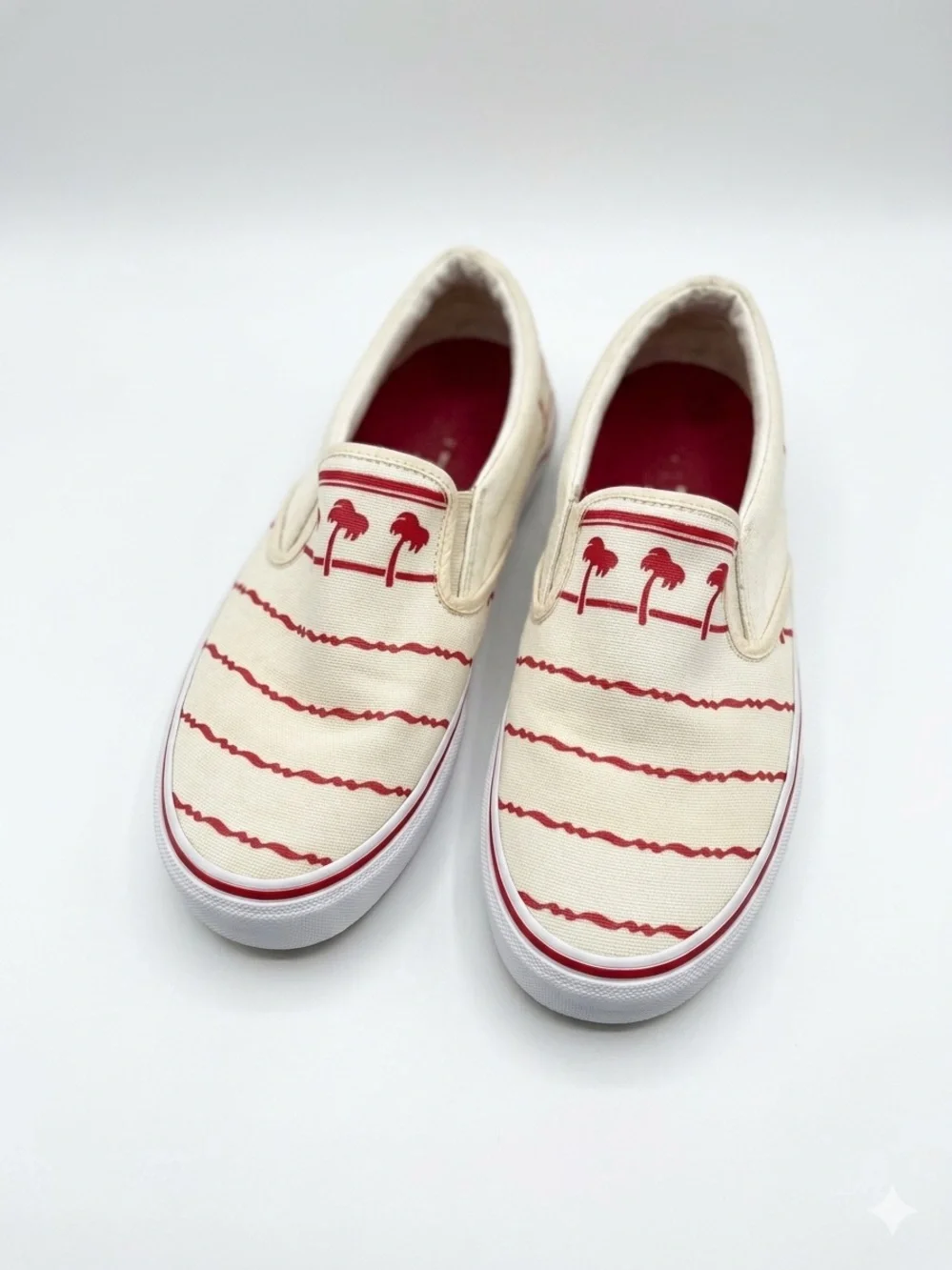 Rare In-N-Out Burger Drink Cup Canvas Slip On Shoes Sneakers Men's 9 - Picture 1 of 6